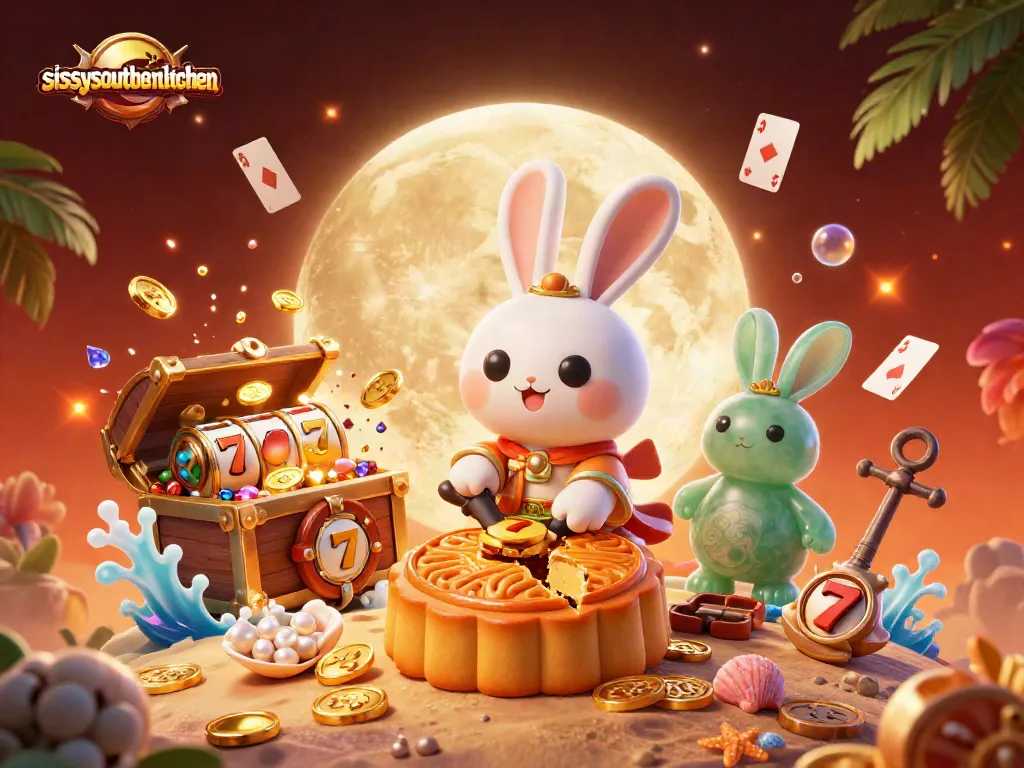 Experience sissyssouthernkitchen with vibrant casino action featuring poker chips and slot reels.